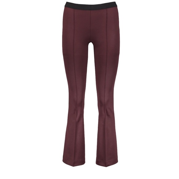 Helmut Lang's Legging With Flare in Wine XS - Picture 2 of 6
